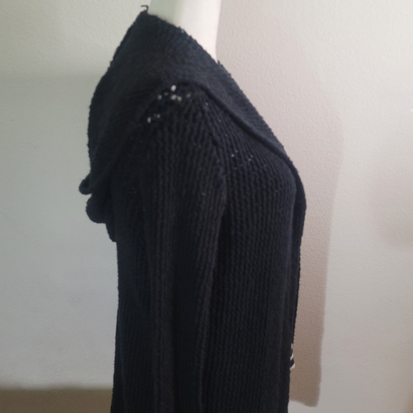 James Perse Knit Cardigan Hoodie Size 3 - Picture 3 of 7